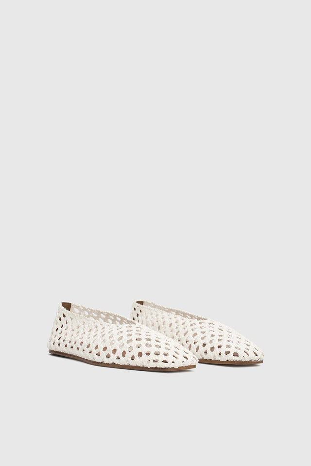 Camilla and Marc | Christine Braided Flat - Ivory