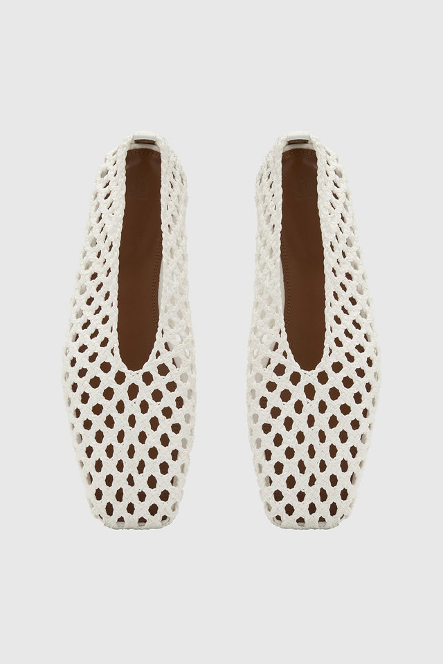 Camilla and Marc | Christine Braided Flat - Ivory