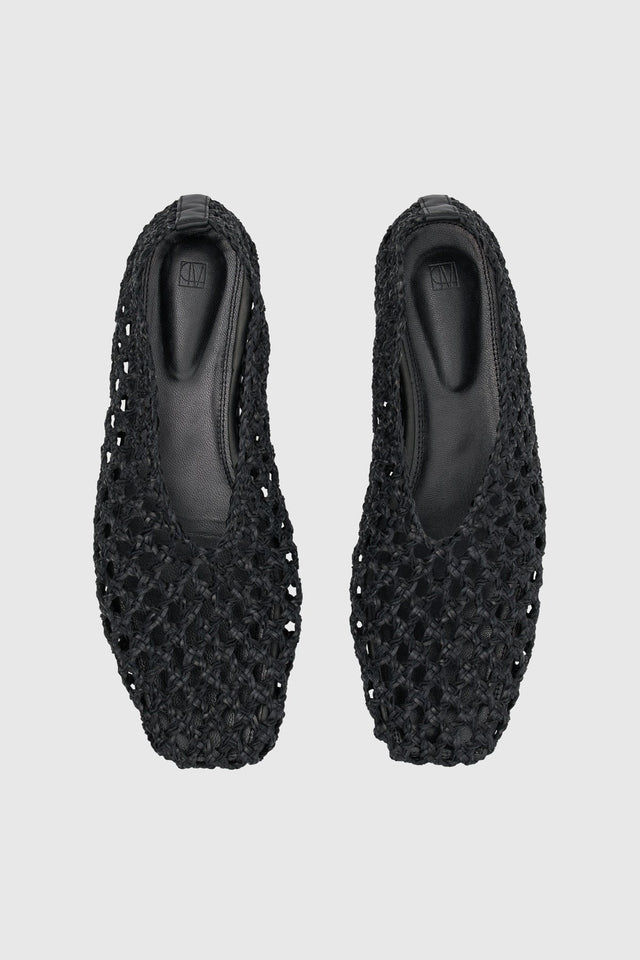 Camilla and Marc | Christine Braided Flat - Black