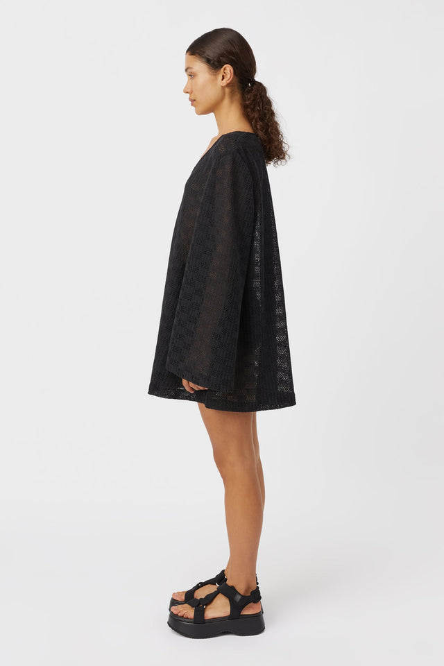 Camilla and Marc | Dover V Neck Dress - Black