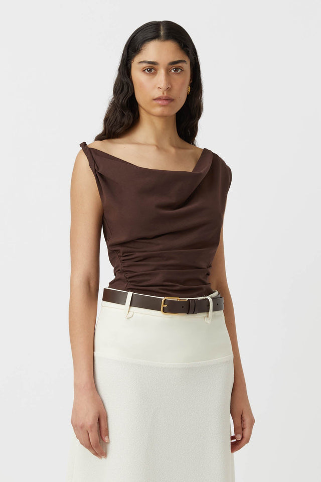 Camilla and Marc | Mara Top - Chestnut