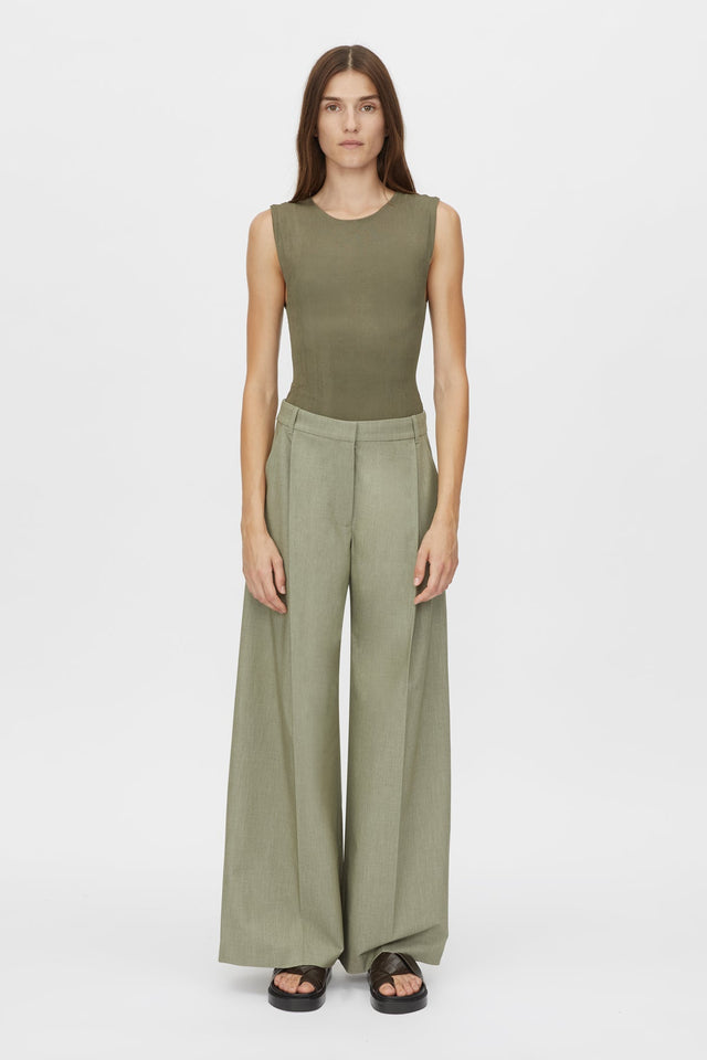 Camilla and Marc | Ramon Pant - Light Khaki Marle