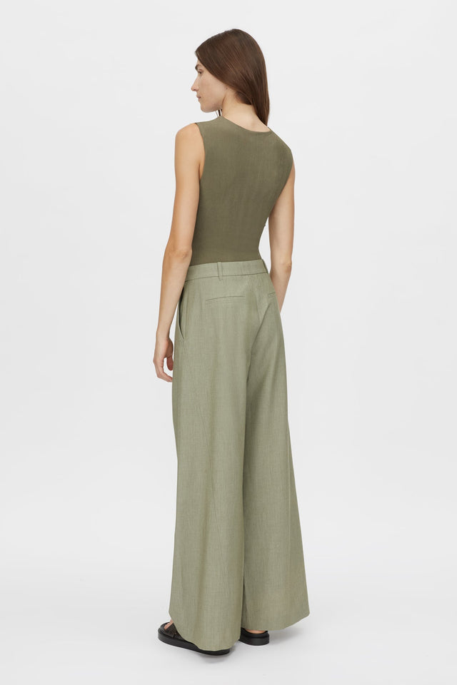 Camilla and Marc | Ramon Pant - Light Khaki Marle