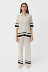 Camilla and Marc | Reef Knit Pant - Cream/Black