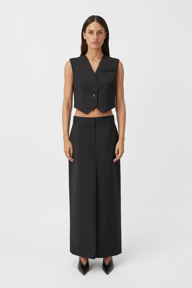 Camilla And Marc | Thera Vest - Black Pinstripe