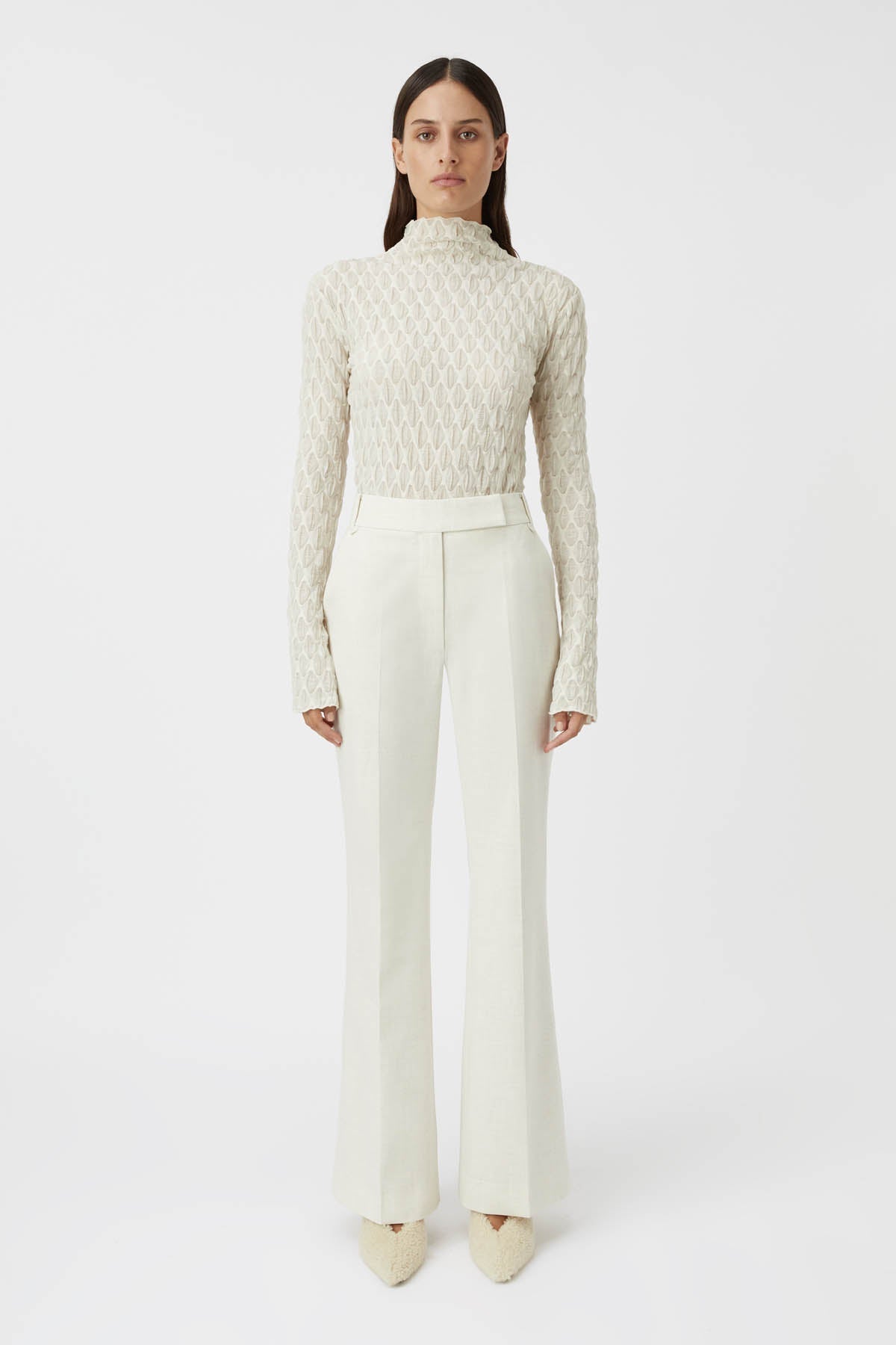 Camilla and Marc | Floris Pant - Ivory Marle