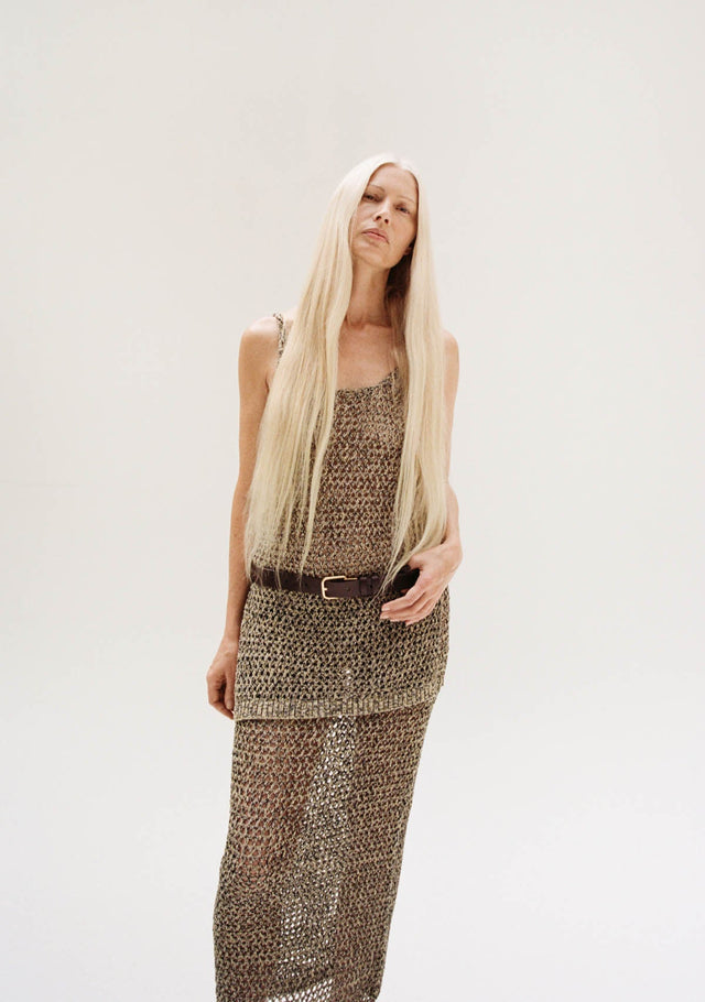 Camilla and Marc | Eclipse Knit Skirt - Neutral