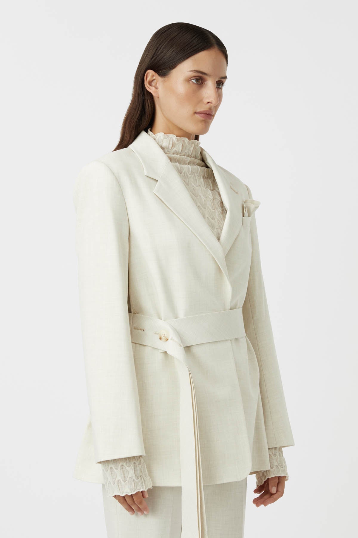 Camilla and Marc | Floris Blazer - Ivory Marle