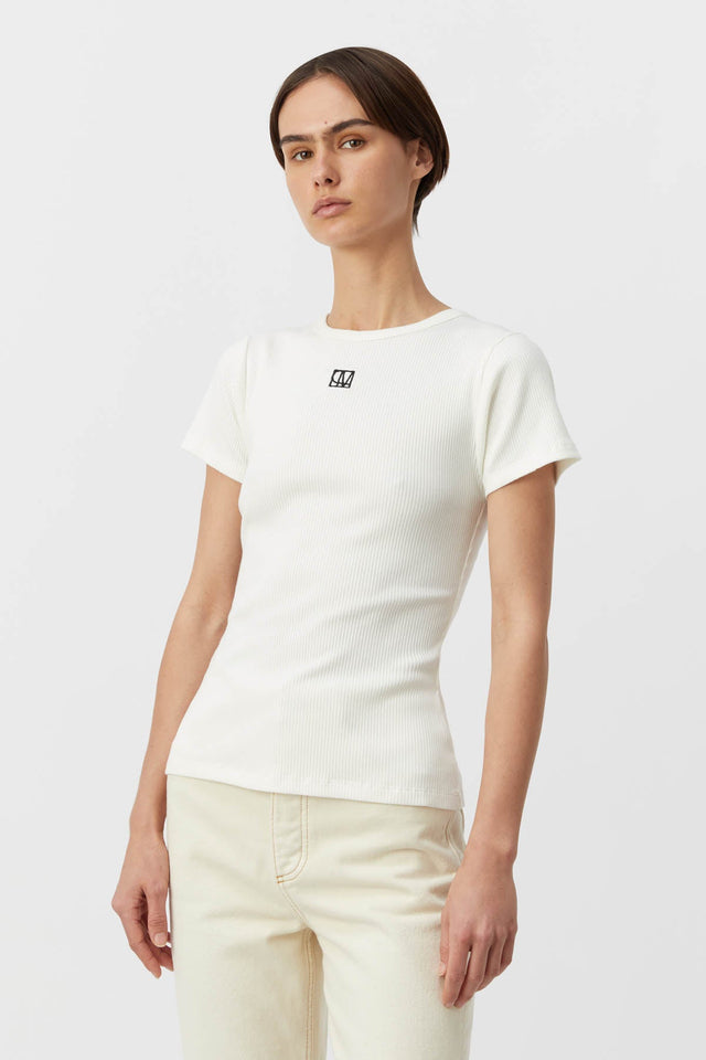 Camilla and Marc | Nora Fitted Tee - Soft White