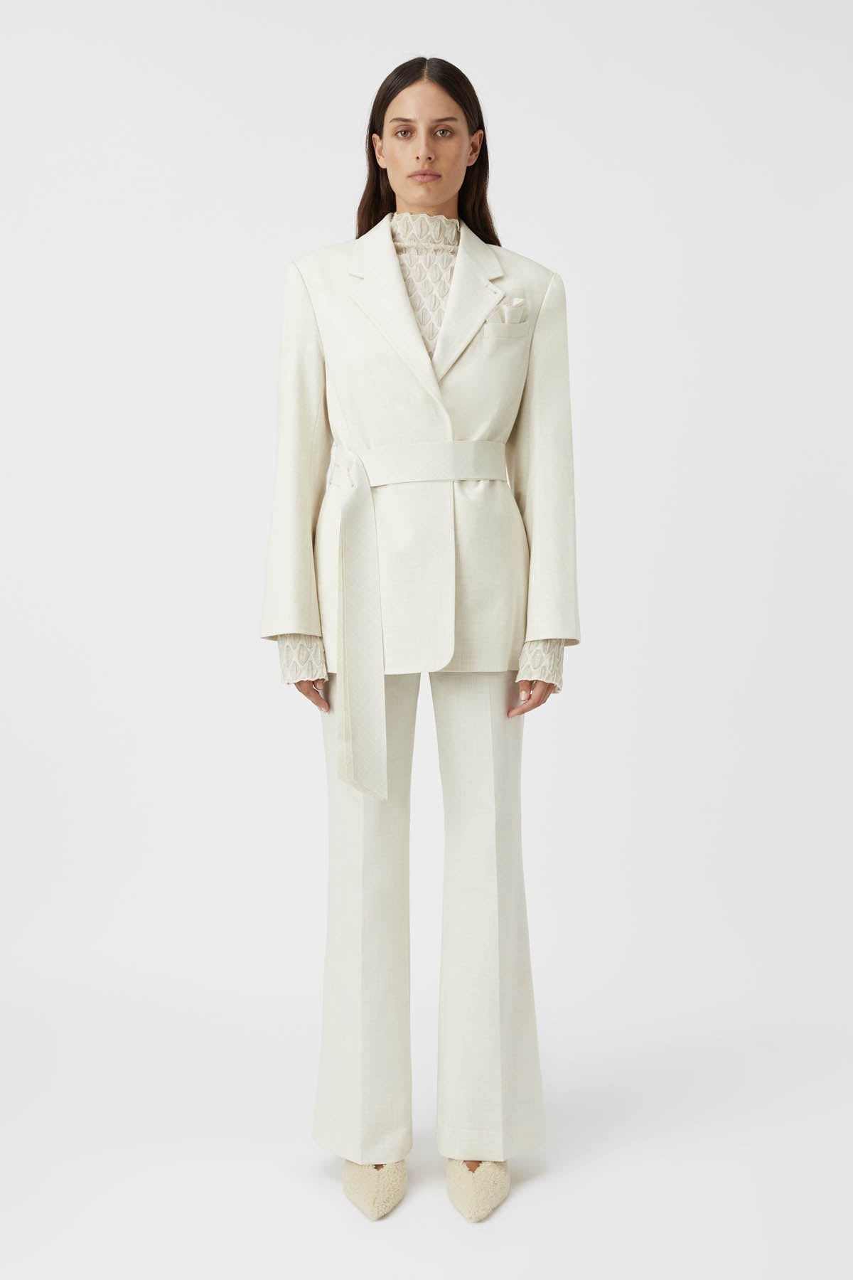 Camilla and Marc | Floris Pant - Ivory Marle