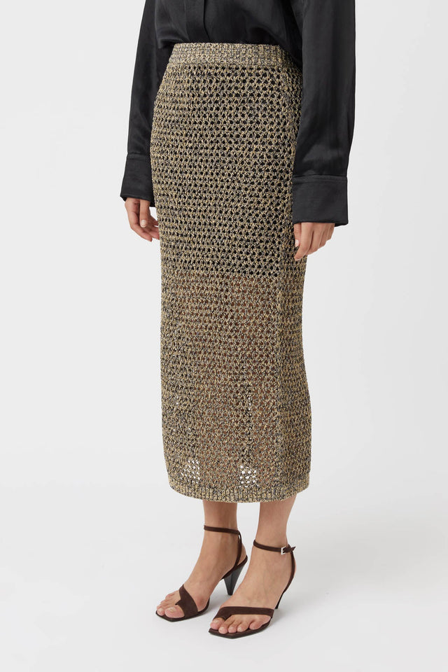 Camilla and Marc | Eclipse Knit Skirt - Neutral