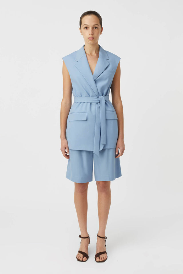 Camilla and Marc | Atlantis Blazer Vest - Cornflower Blue