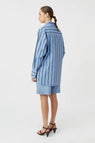 Camilla and Marc | Atoll Stripe Shirt - Cornflower Blue Stripe