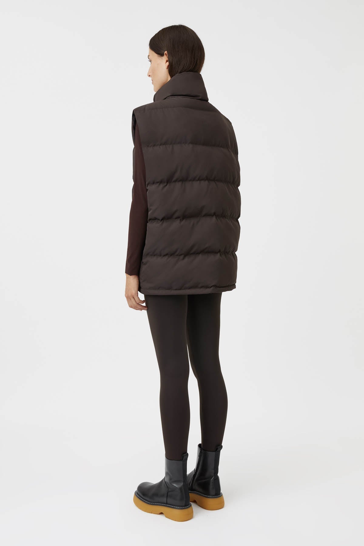 Camilla and Marc | Cedar Puffer Vest - Mocha