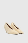 Camilla and Marc | Rhys Shearling Pump - Cream