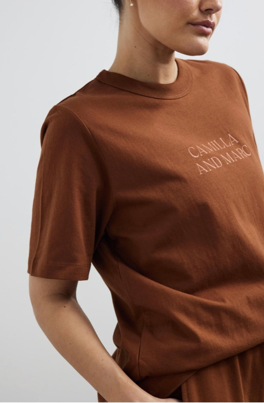 Camilla & Marc | Carter Tee - Sorrel Rust