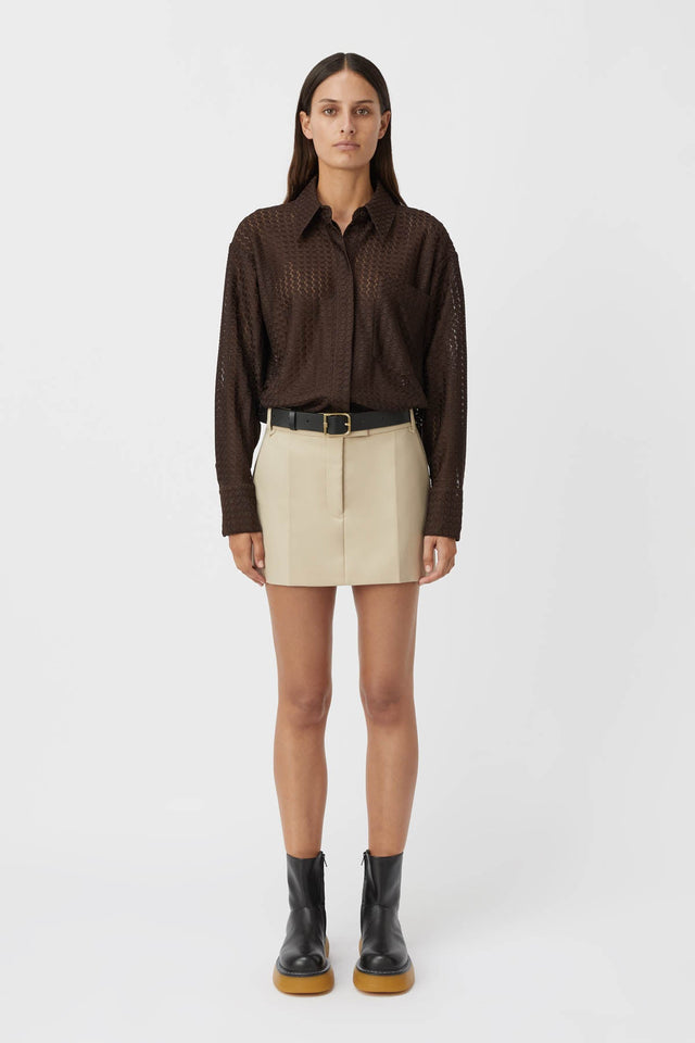 Camilla and Marc | Enota Shirt - Chocolate