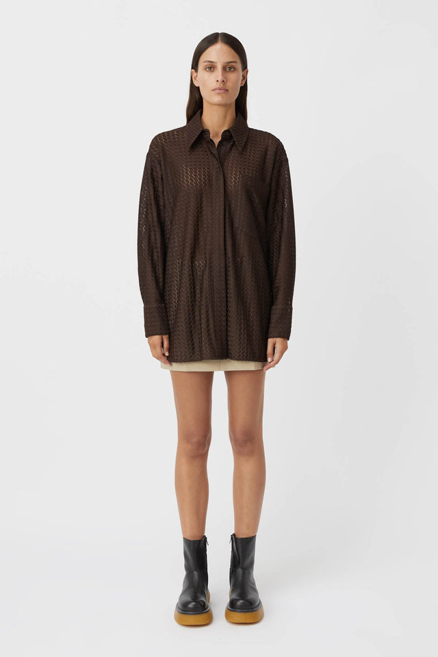 Camilla and Marc | Enota Shirt - Chocolate