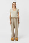 Camilla and Marc | Nora Scoop Fitted Tee - Taupe Marle