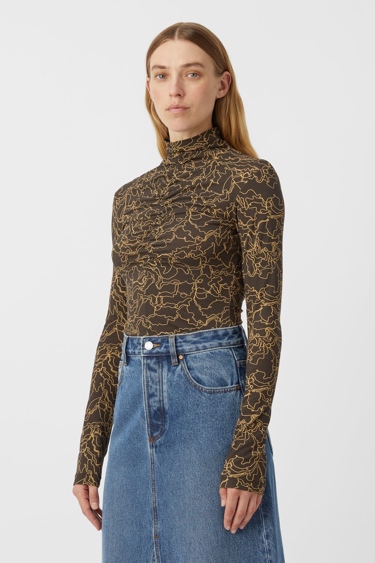 Camilla and Marc | Veda Top - Veda Print