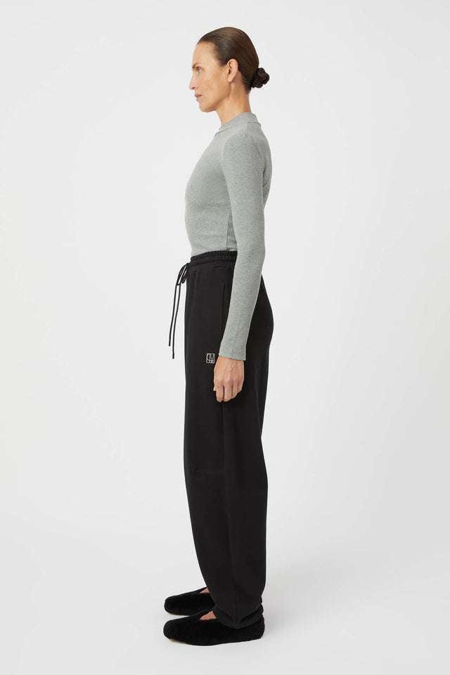 Camilla and Marc | Nora Rib Long Sleeve Top - Grey Marle