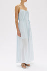 Assembly Label | Cammy Stripe Maxi Dress - Blue Haze/White