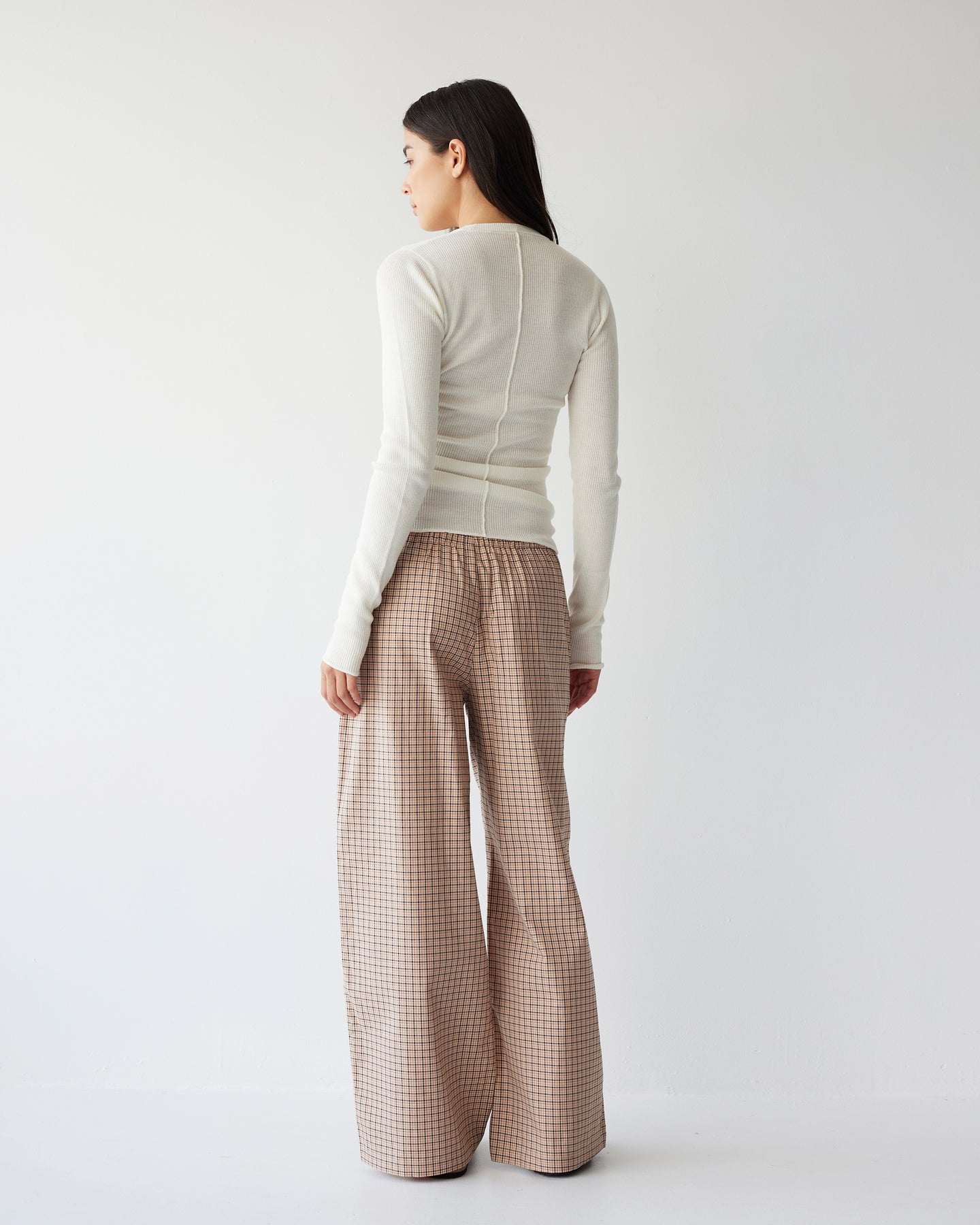 Dear Dylan | Boxer Pant - Caramel Plaid