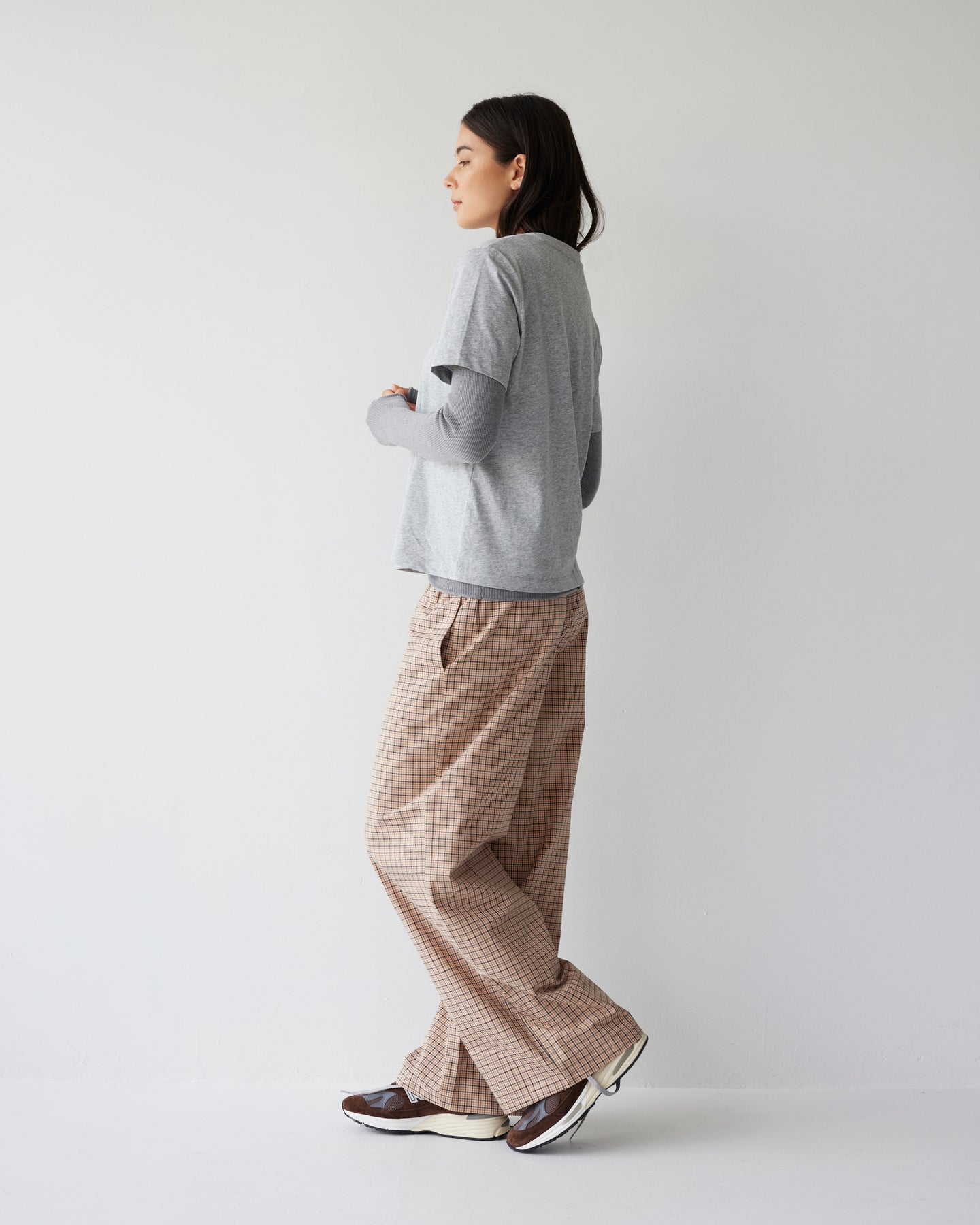 Dear Dylan | Boxer Pant - Caramel Plaid