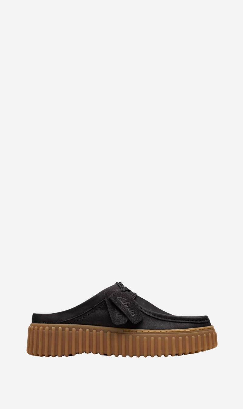 Clarks | Torhill Mule - Black Nubuck