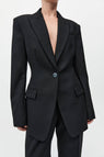 St Agni | Contour Blazer - Black