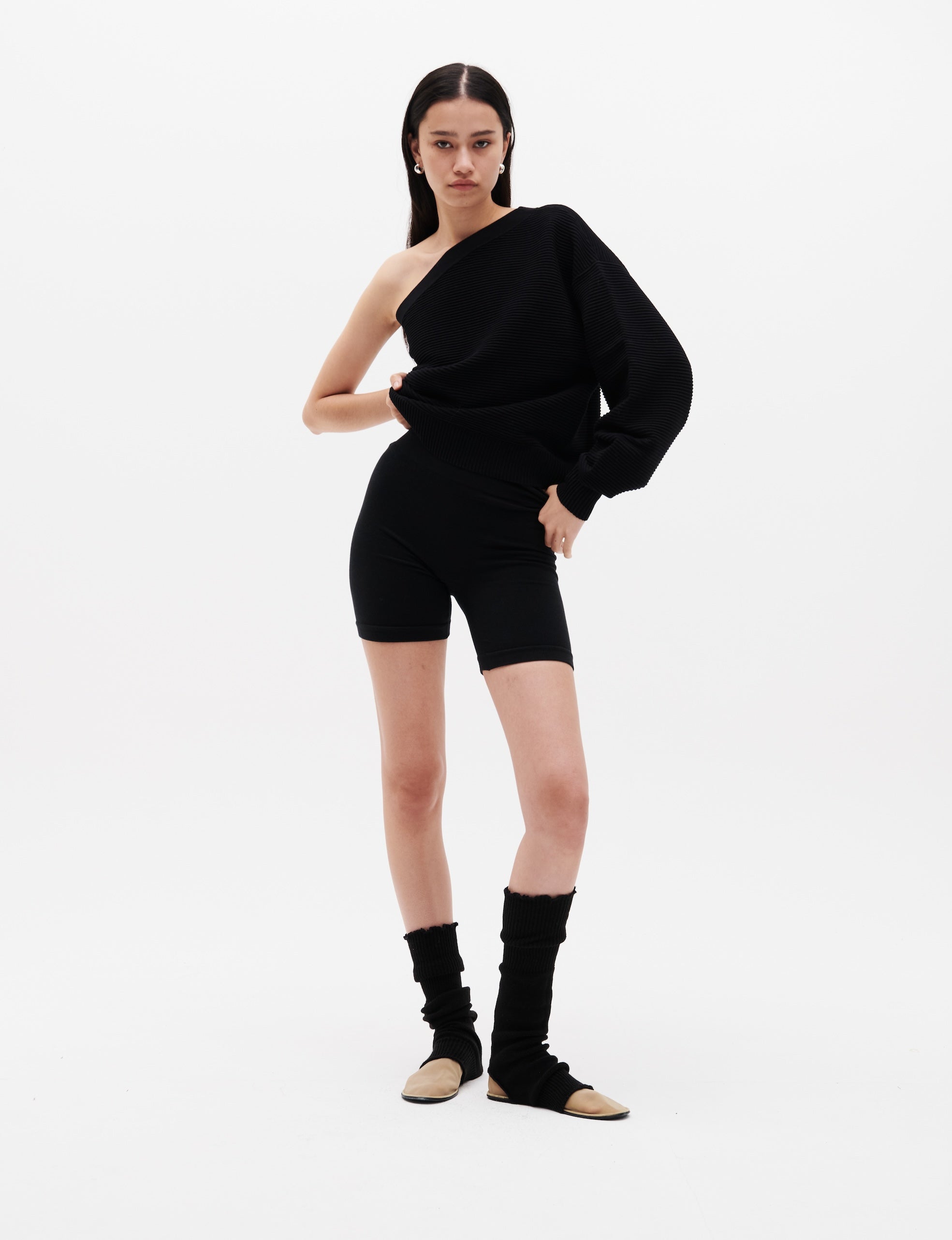 Nagnata | Organic Asym Sweater - Black