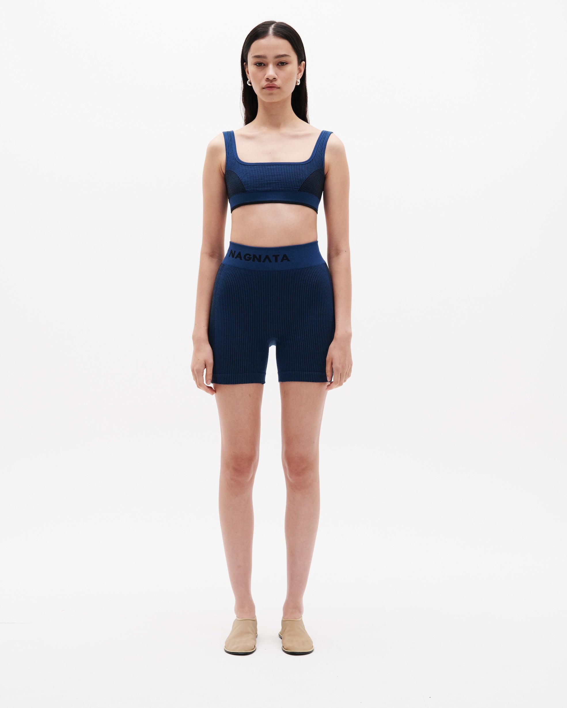 Nagnata | Ballet Wool Mini Short - Ocean