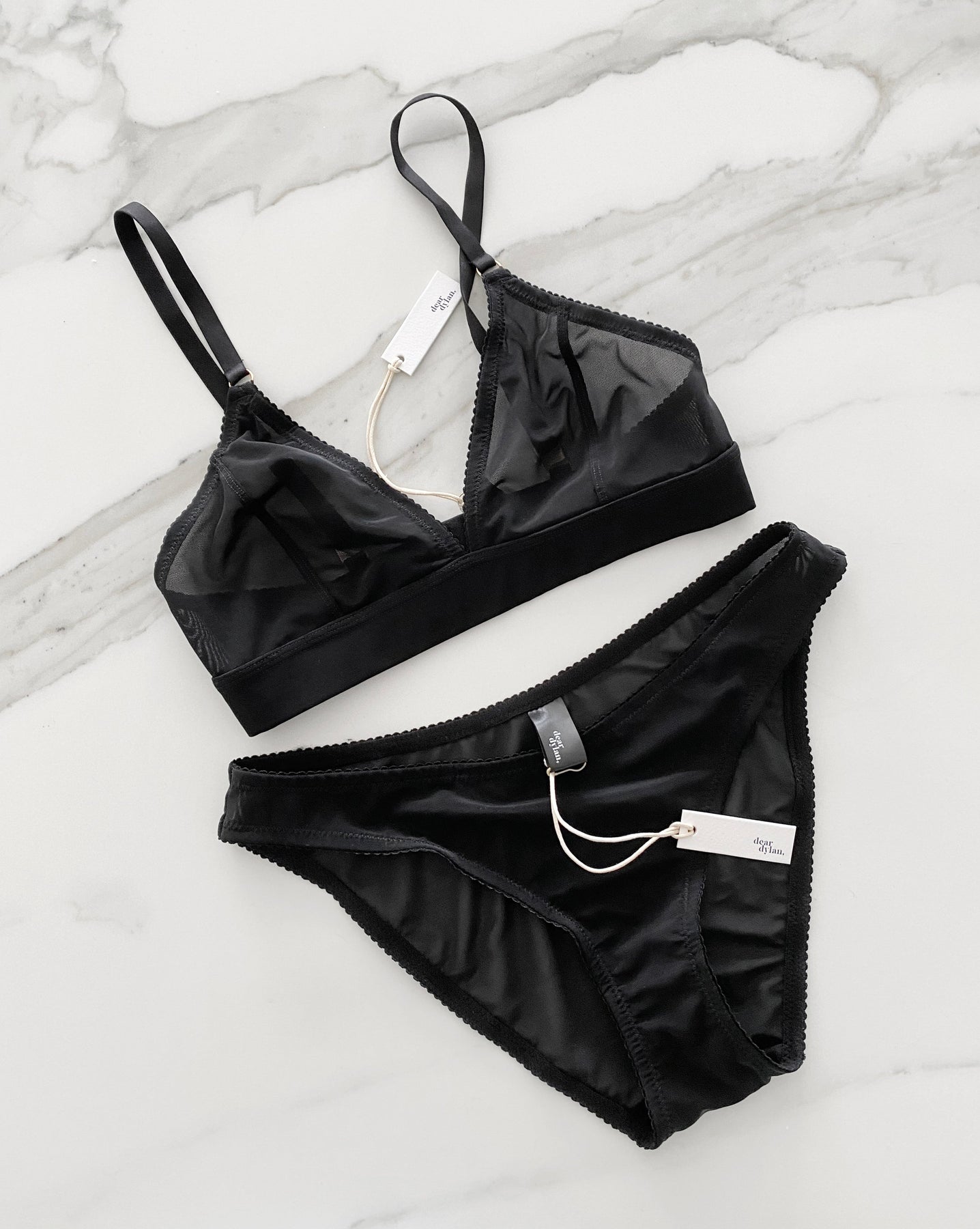 Dear Dylan | Recycled Mesh Brief - Noir