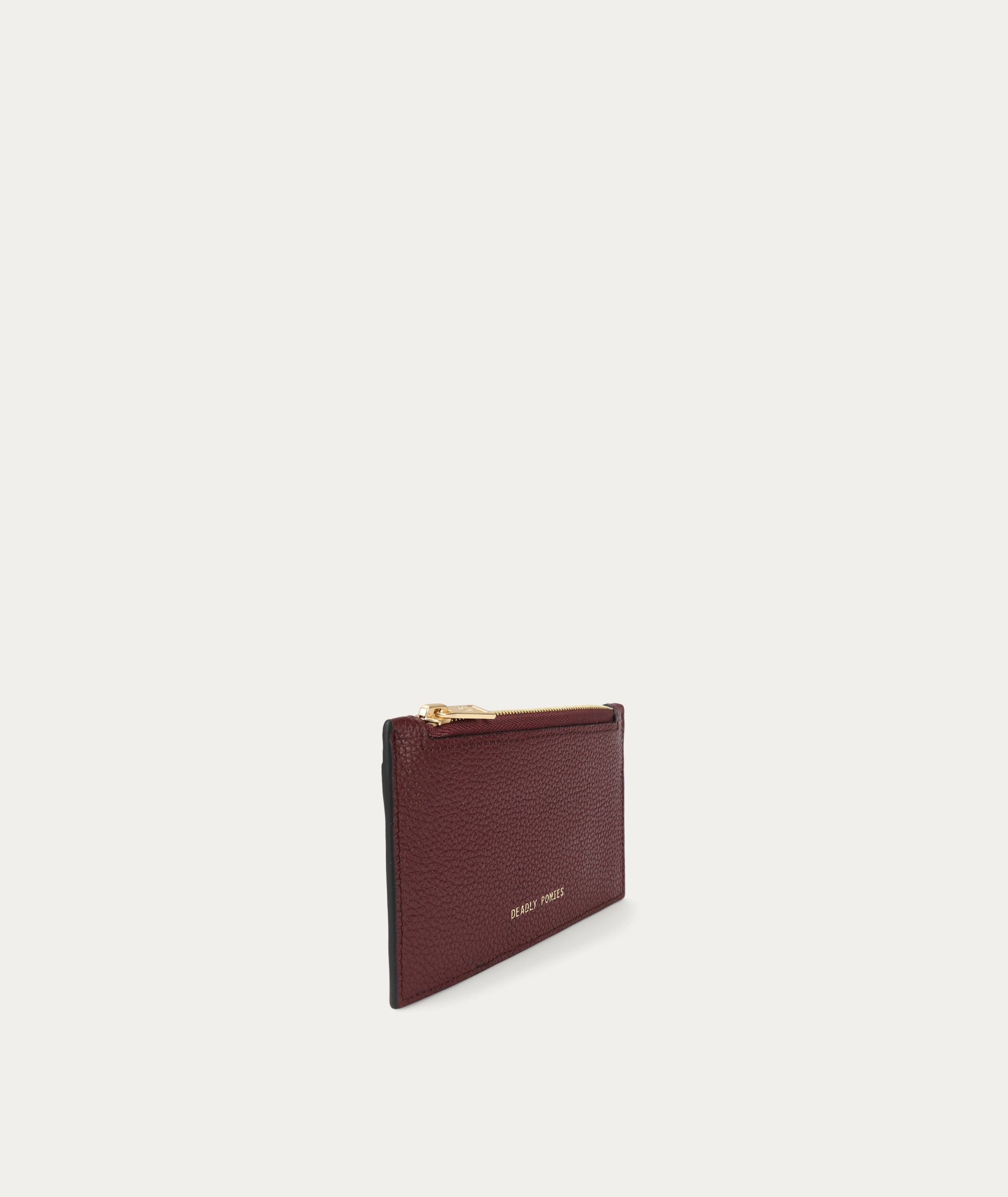 Deadly Ponies | Card Holder - Claret