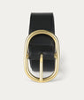 Deadly Ponies | Wide Belt - Black/Brass