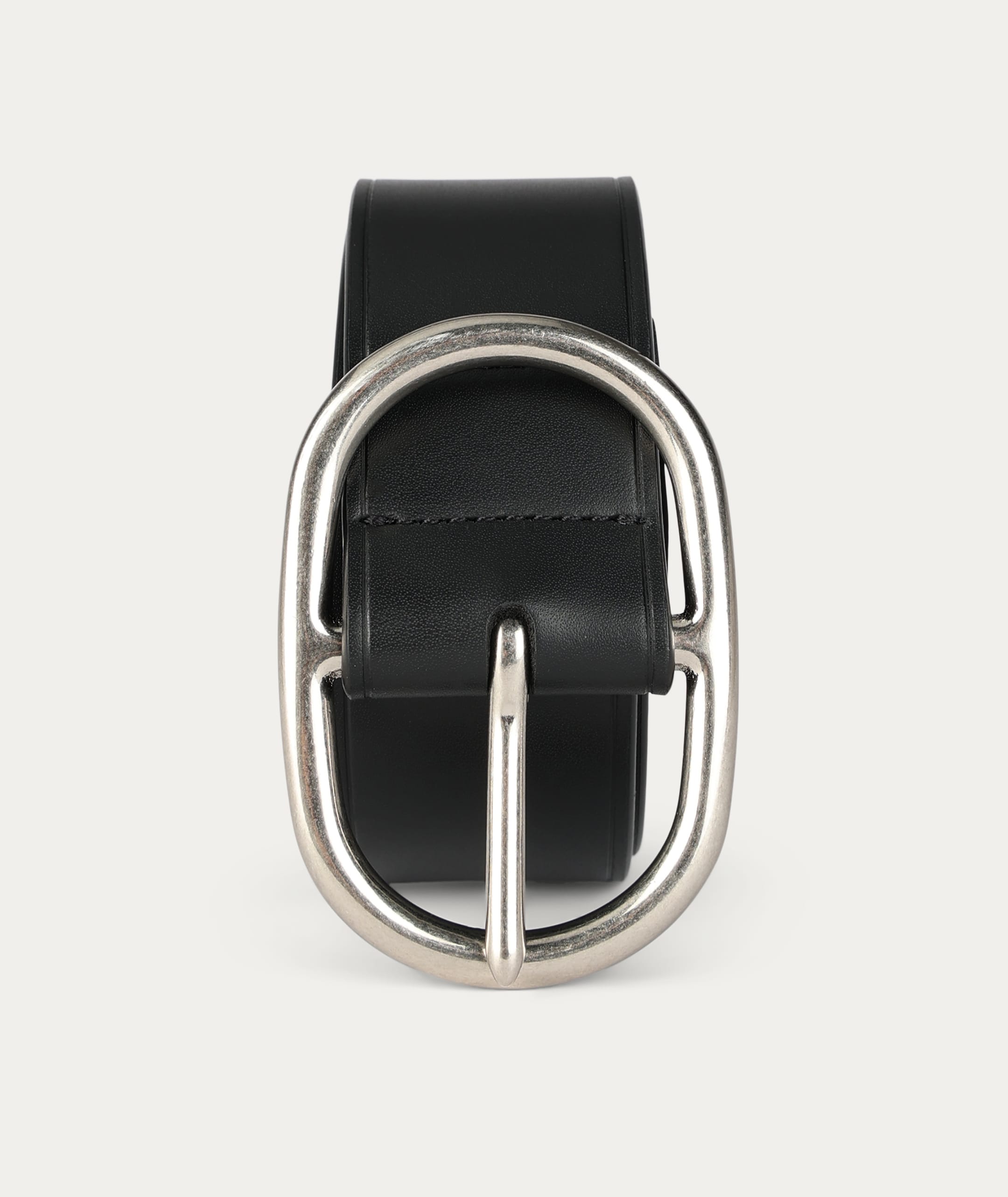 Deadly Ponies | Wide Belt - Black/Silver