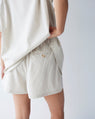 Dear Dylan | Toggle Short - Chai Stripe