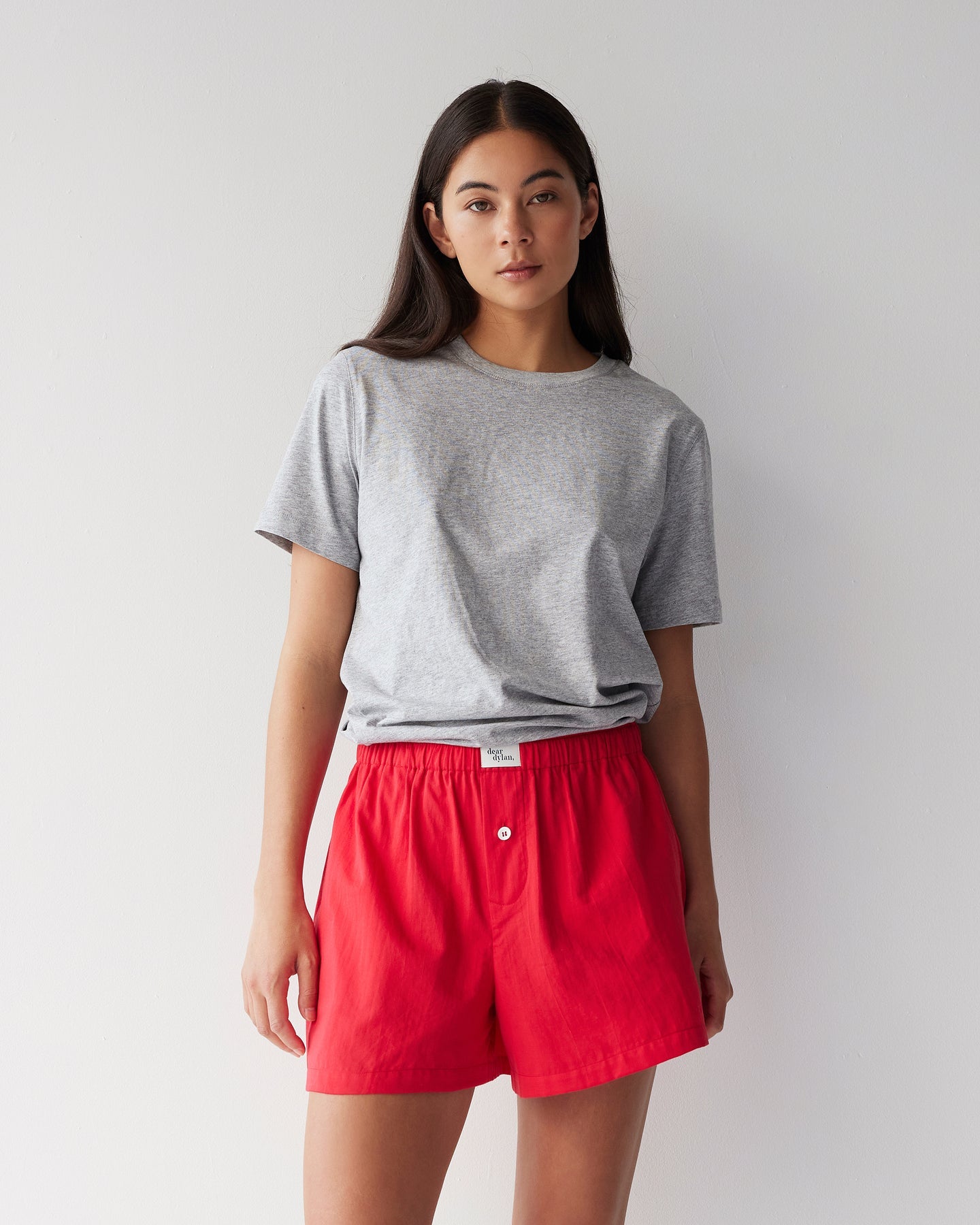 Dear Dylan | Dylan Classic Tee - Grey Marle