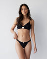 Dear Dylan | Organic Petite Thong - Noir