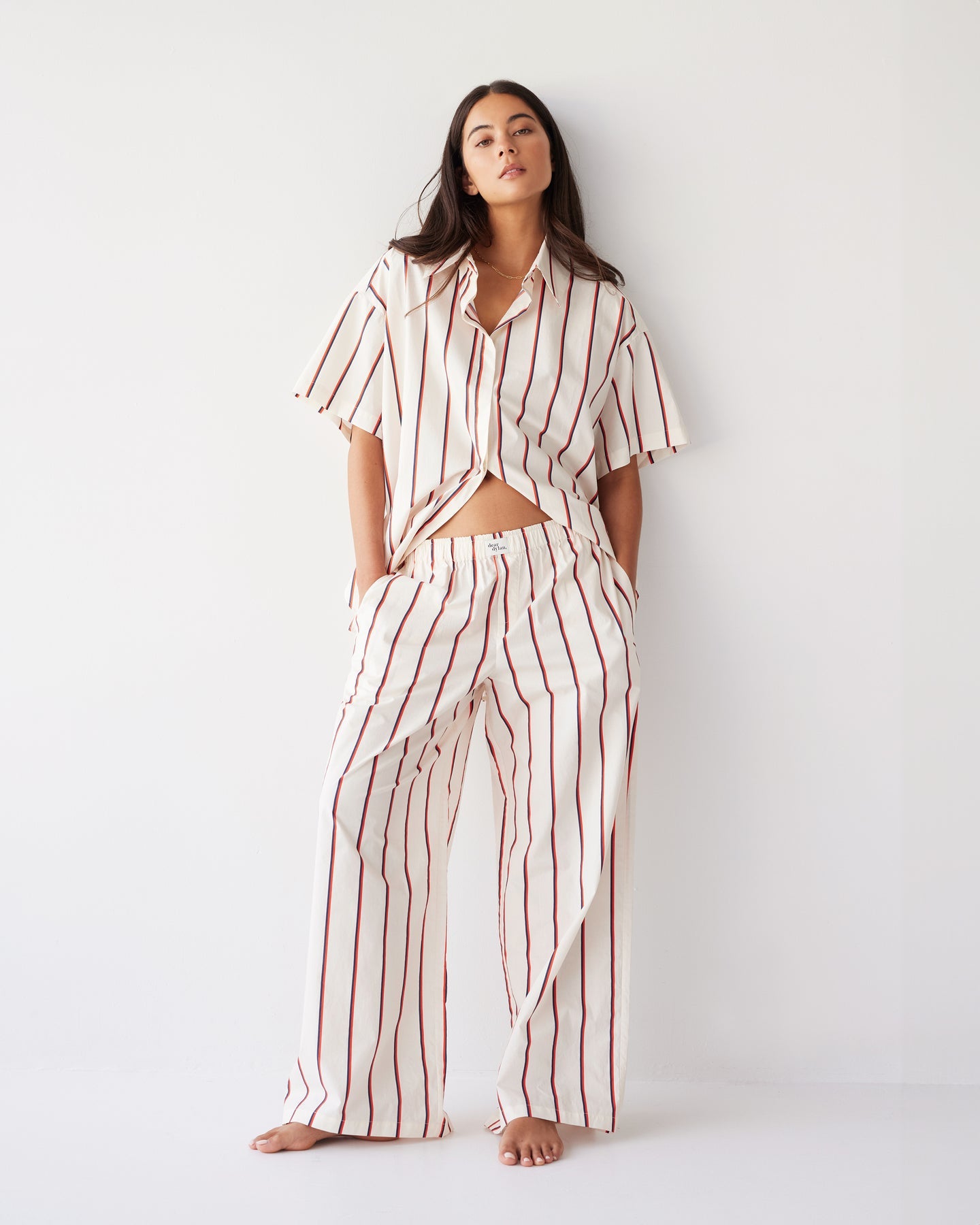 Dear Dylan | Oversized Shirt - Club Stripe