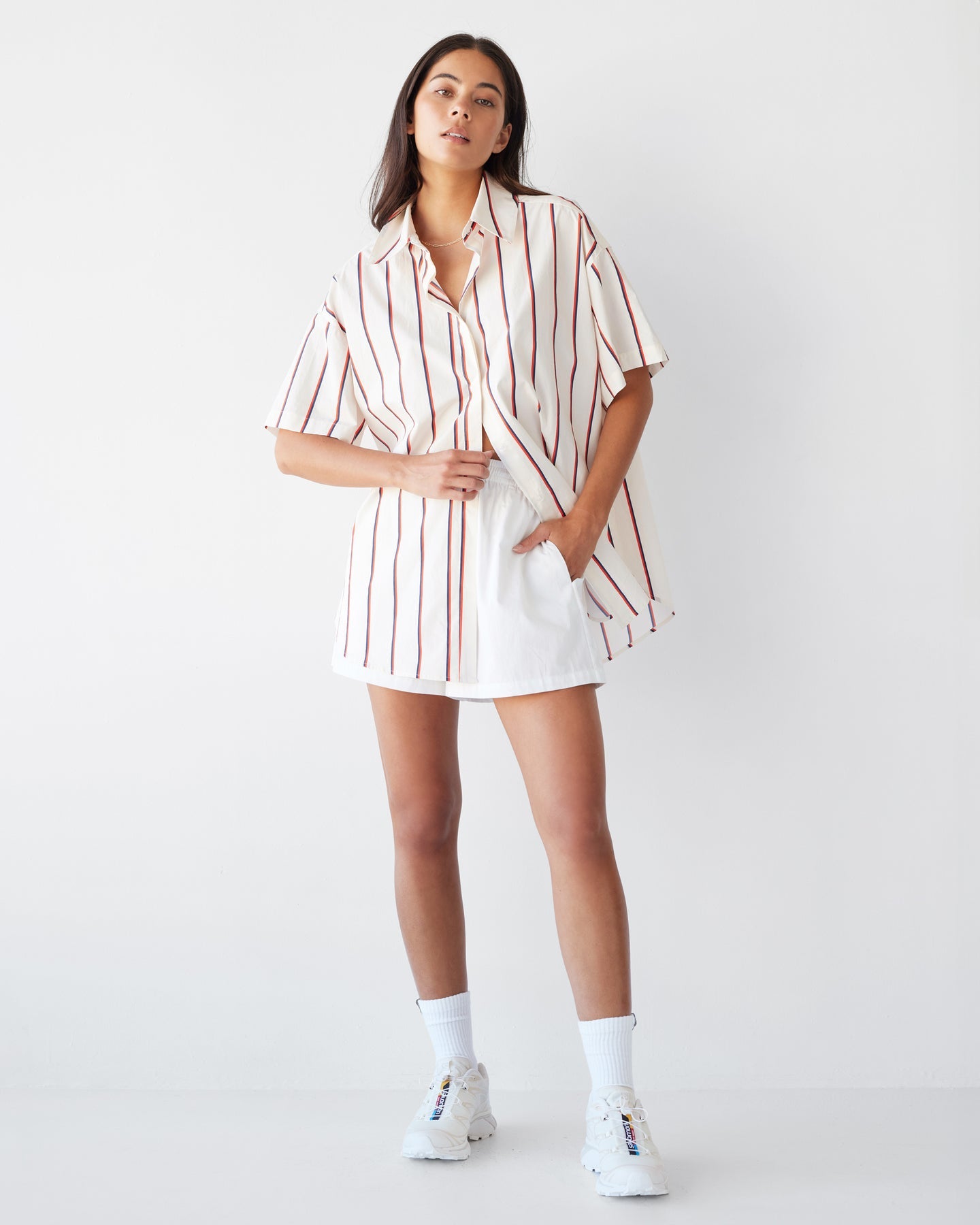 Dear Dylan | Oversized Shirt - Club Stripe