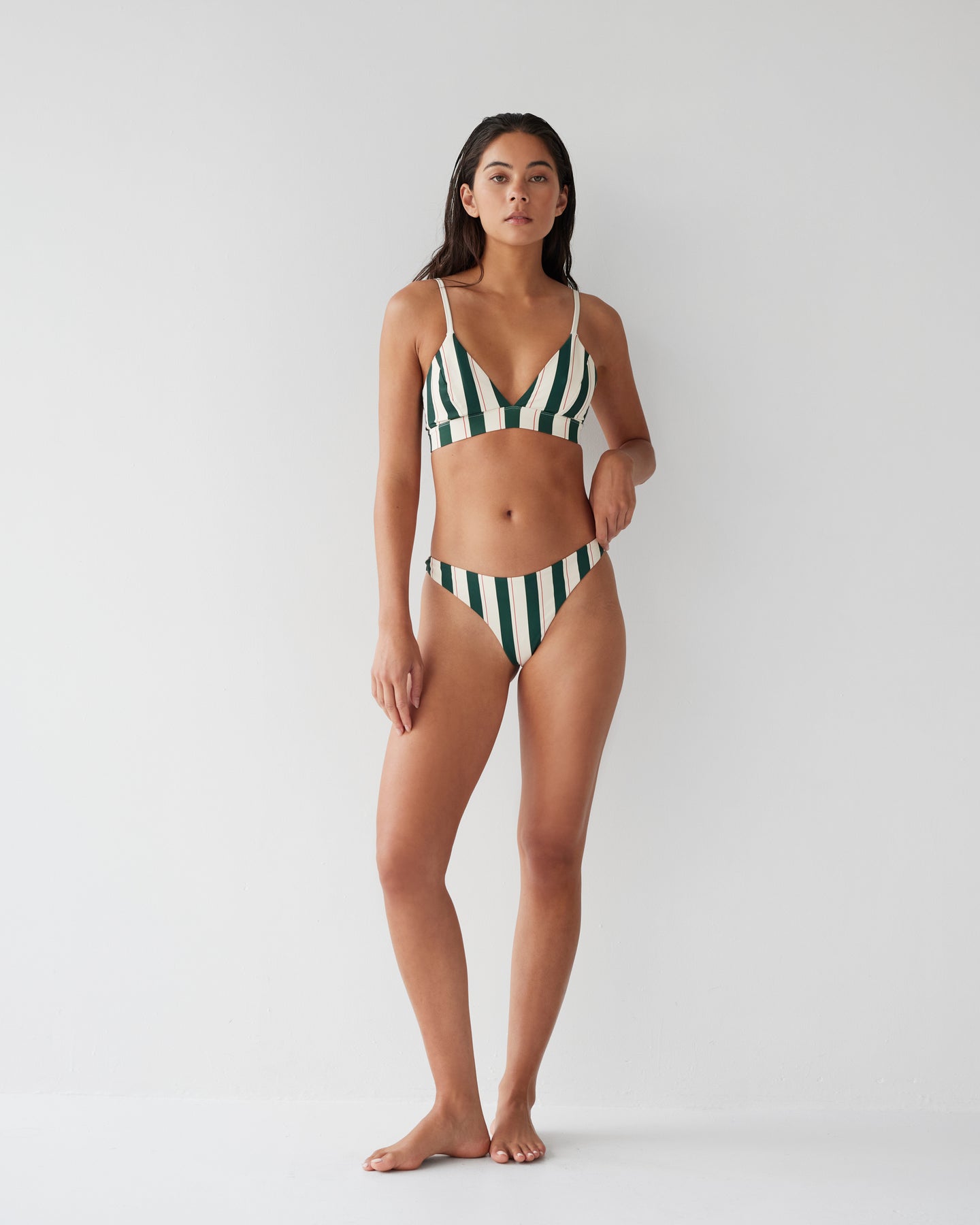 Dear Dylan | Swim Thong - Bistro Stripe