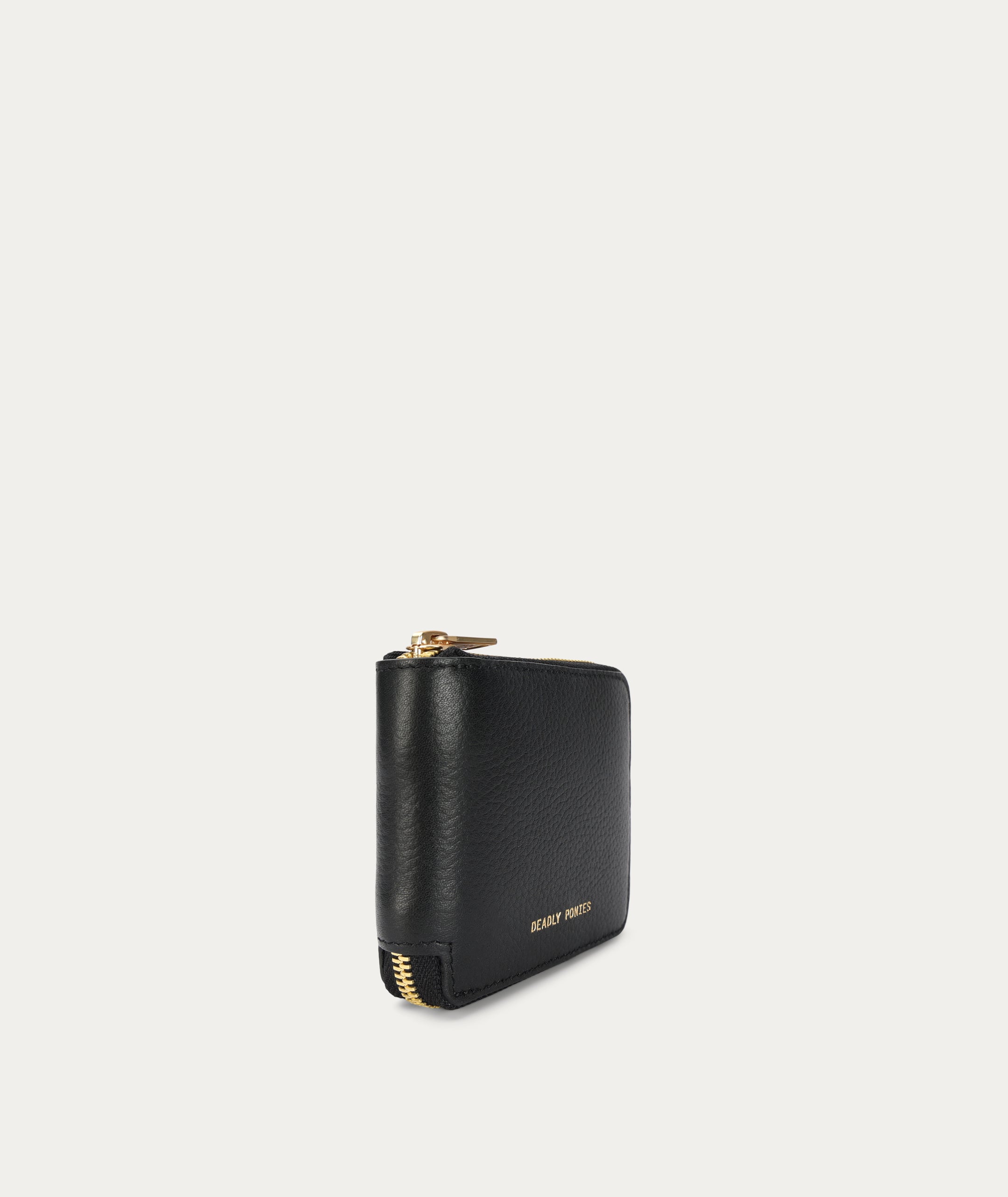 Deadly Ponies | Fritz Wallet - Black/Brass