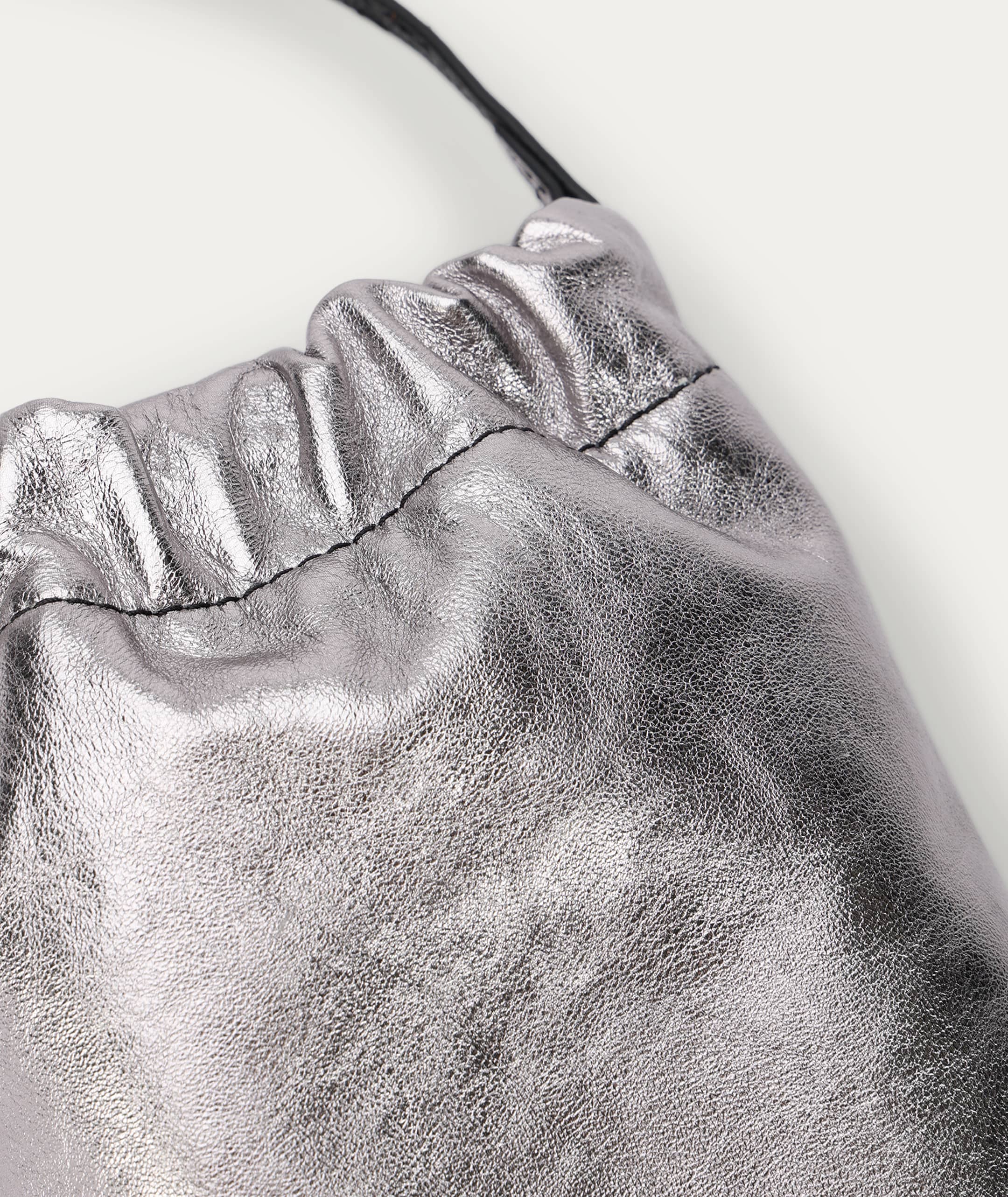 Deadly Ponies | Mr Cinch Pouch - Tinfoil Metallic