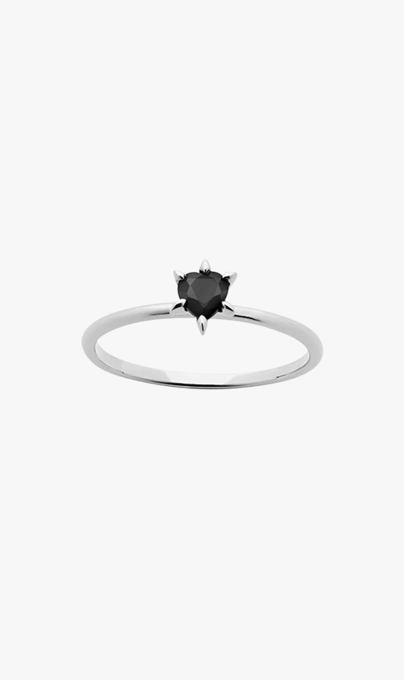 Karen Walker | Cupid's Heart Mini Ring - Silver