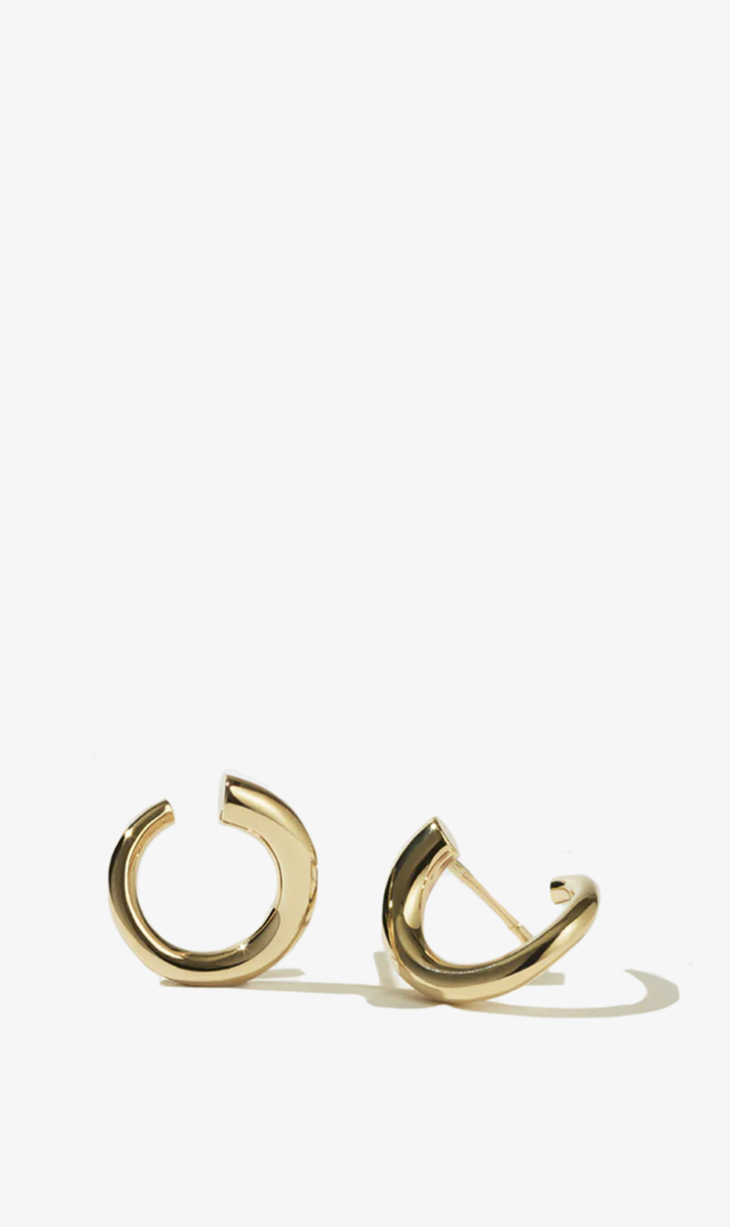 Meadowlark | Wave Earrings Small - Gold Plated