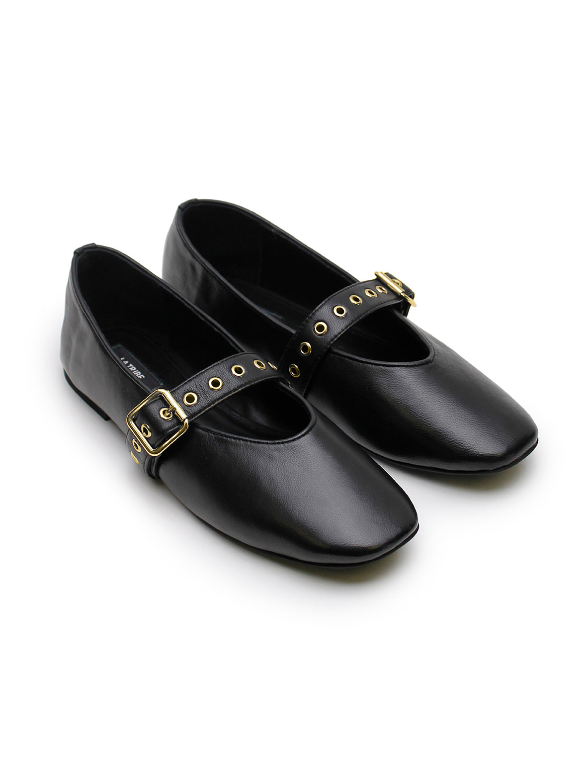 La Tribe | Exclusive Eilwen Ballet Flat - Black/Gold