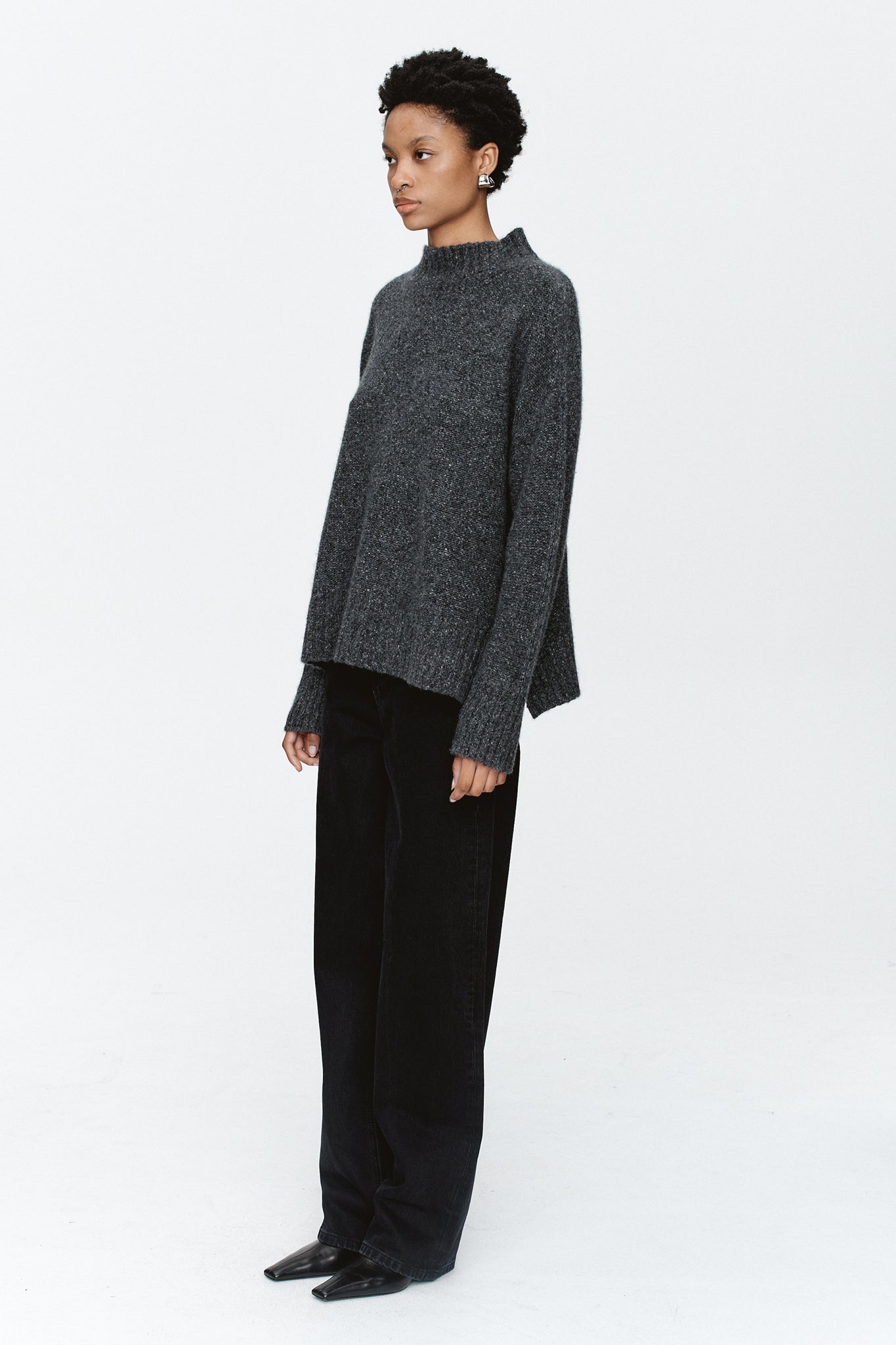 Marle | Eliza Jumper - Charcoal