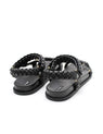 La Tribe | Elke Braided Sandal - Black