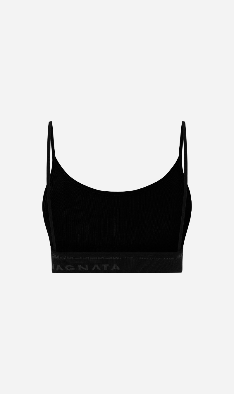 Nagnata | Neo Bralette - Black/Dark Charcoal